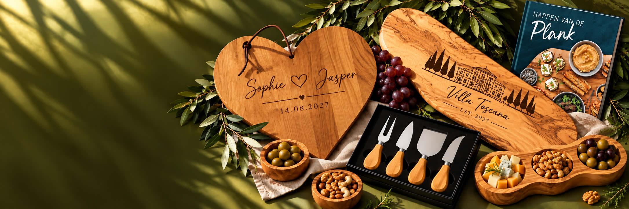 Happenplank - gepersonaliseerde borrelplank